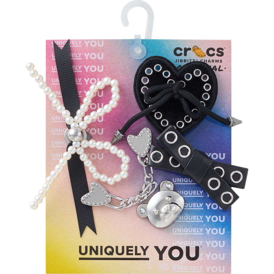 Crocs Indie Luxe Silver 5 Pack Jibbitz™ charms Sale