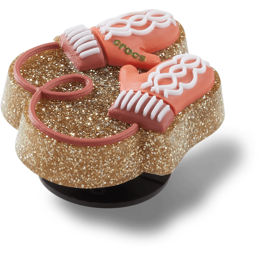 Crocs / Glitter Pink Mittens Jibbitz™ charms Discount