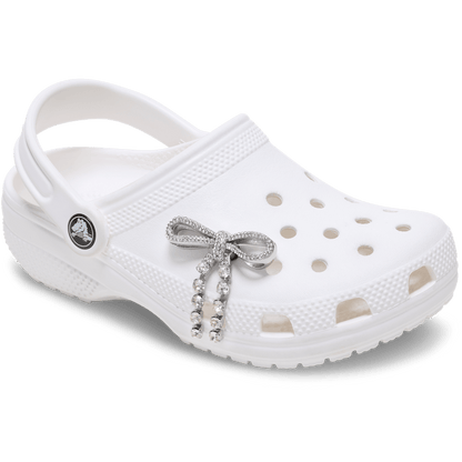 Crocs | Silver Gem Bow Jibbitz™ charms Online