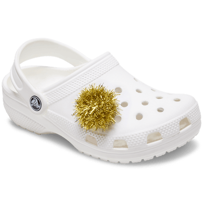 Crocs / Gold Tinsel Pom Jibbitz™ charms Discount