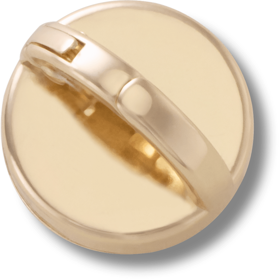 Crocs / Gold Interchangeable Stud Jibbitz™ charms Discount