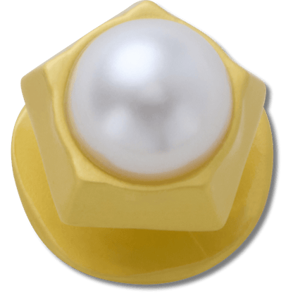 Crocs Gold Pentagon Pearl Jibbitz™ charms Discount