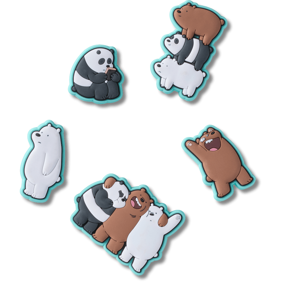 Crocs We Bare Bears 5 Pack  Jibbitz™ charms Discount
