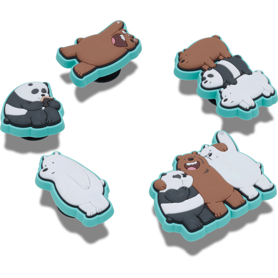 Crocs We Bare Bears 5 Pack  Jibbitz™ charms Discount
