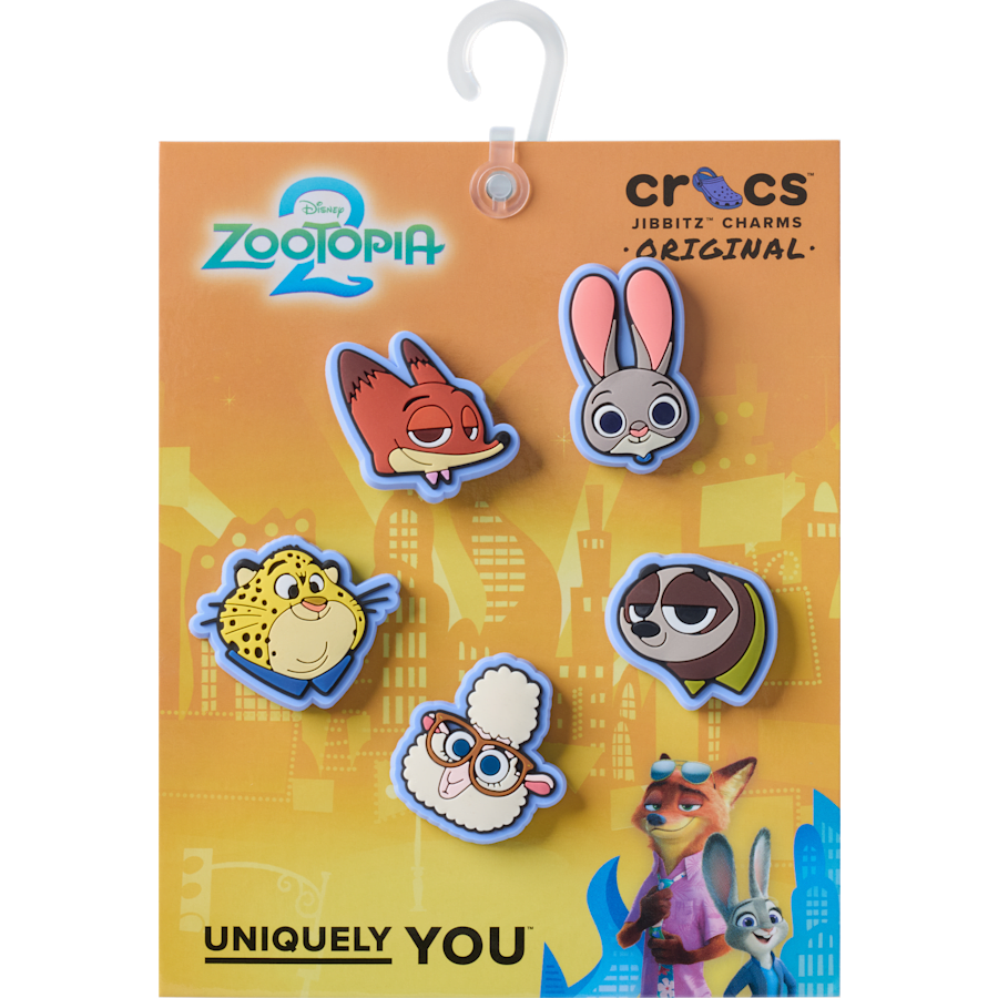 Crocs / b'Disney Zootopia 2 5 Pack Jibbitz Shoe Charm' Discount