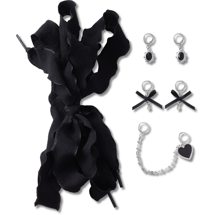 Crocs Laces and Dainty Bow Charm Kit Jibbitz Shoe Charm Outlet
