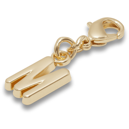 Crocs Gold Letter M Charm Jibbitz™ charms On Sale