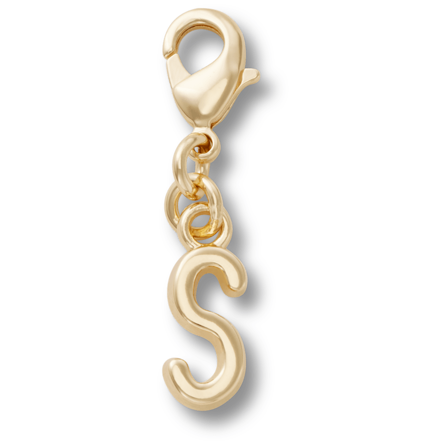 Crocs / Gold Letter S Charm Jibbitz™ charms Discount