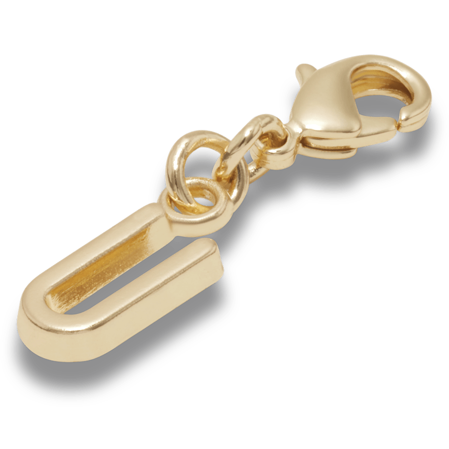 Crocs Gold Letter U Charm Jibbitz™ charms On Sale