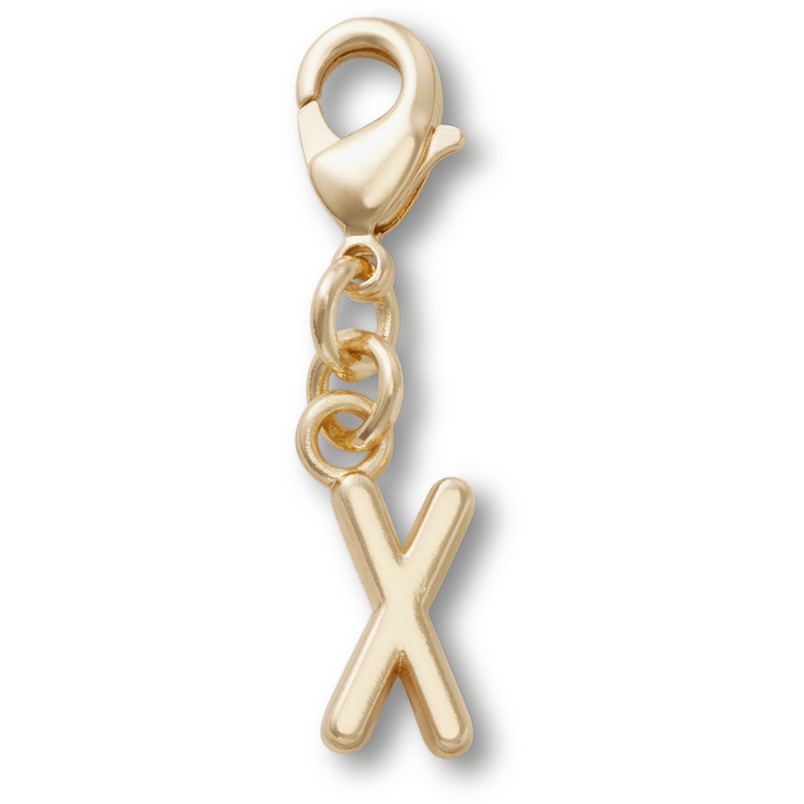 Crocs Gold Letter X Charm Jibbitz™ charms On Sale