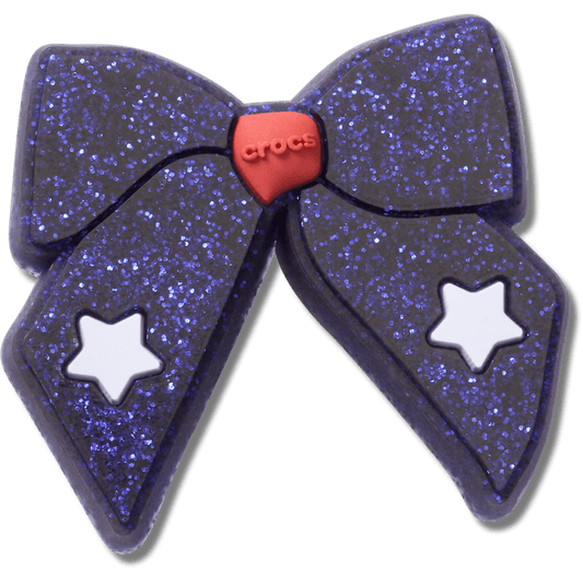 Crocs / Glittery Blue Bow Jibbitz™ charms Discount