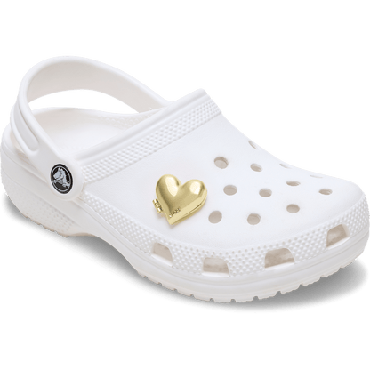 Crocs Gold Bubble Locket Heart Jibbitz™ charms On Sale