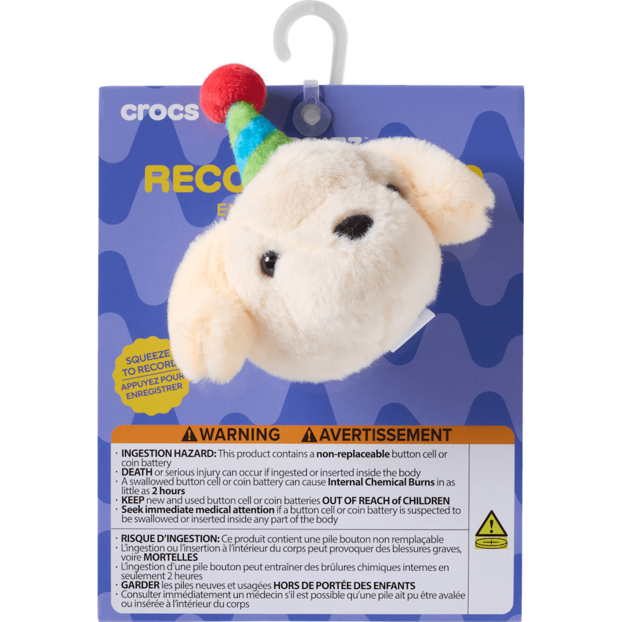 Crocs Record Your Own Sound Birthday Jibbitz™ charms On Sale