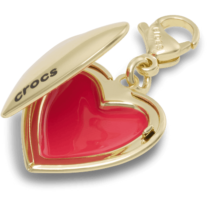 Crocs Gold Locket Charm Jibbitz charm On Sale