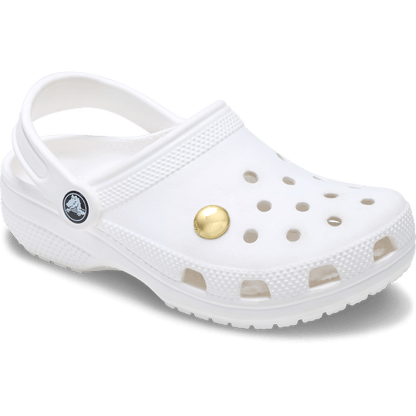 Crocs - Large Gold Circle Stud Jibbitz™ charms For Sale