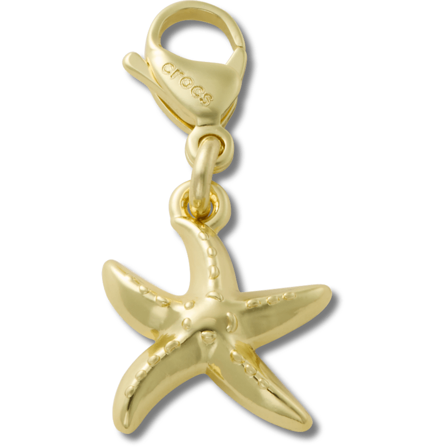 Crocs / Gold Starfish Charm Jibbitz charm Discount