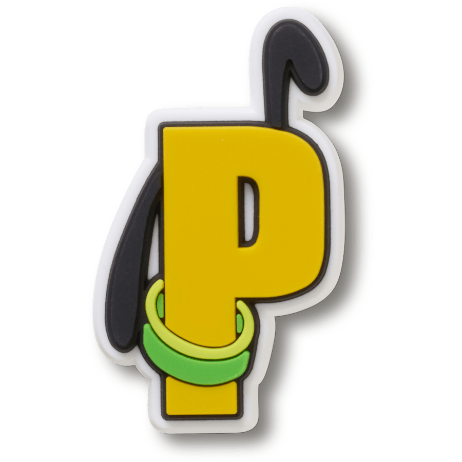 Crocs Disney Character Letter P Jibbitz™ charms Outlet