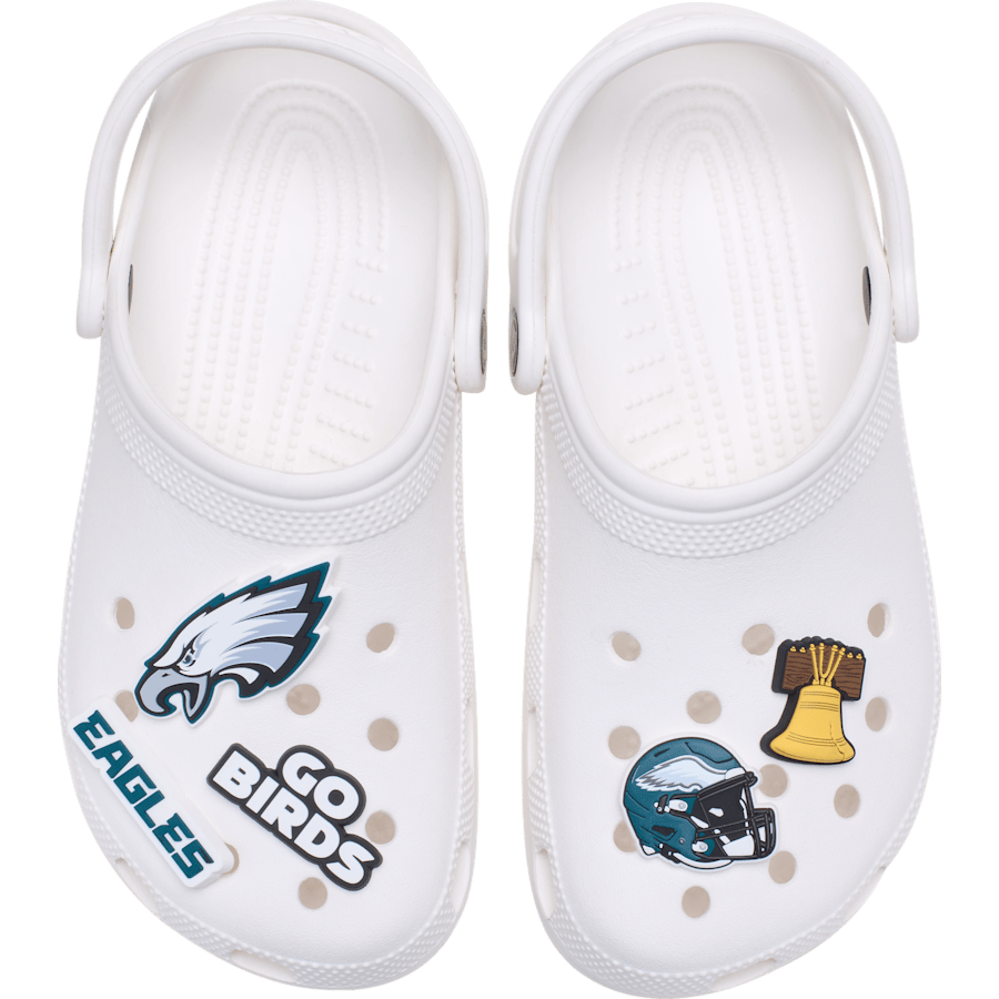 Crocs / NFL Philadelphia Eagles 5 Pack Jibbitz Shoe Charm Discount