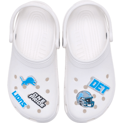 Crocs NFL Detroit Lions 5 Pack Jibbitz Shoe Charm Discount