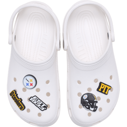 Crocs / NFL Pittsburgh Steelers 5 Pack Jibbitz Shoe Charm Discount