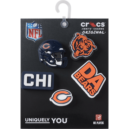 Crocs / NFL Chicago Bears 5 Pack Jibbitz Shoe Charm Discount