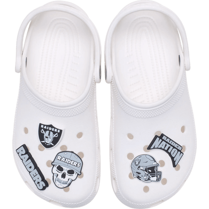 Crocs / NFL Las Vegas Raiders 5 Pack Jibbitz Shoe Charm Discount