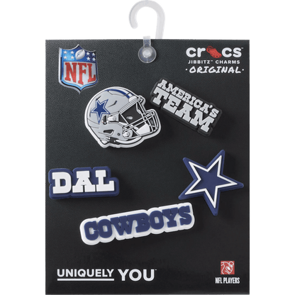 Crocs NFL Dallas Cowboys 5 Pack Jibbitz Shoe Charm On Sale