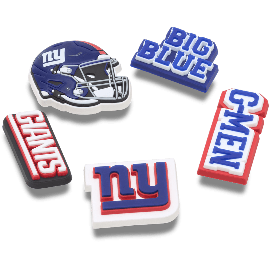Crocs | NFL New York Giants 5 Pack Jibbitz Shoe Charm Sale