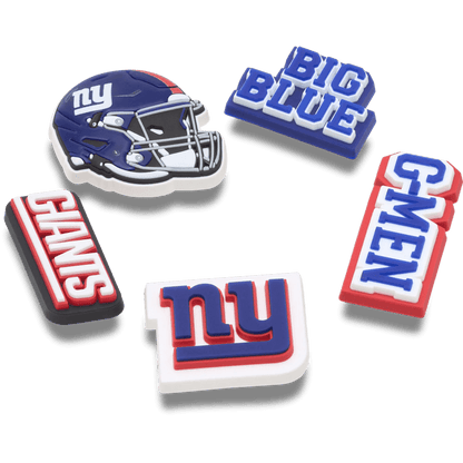 Crocs | NFL New York Giants 5 Pack Jibbitz Shoe Charm Sale