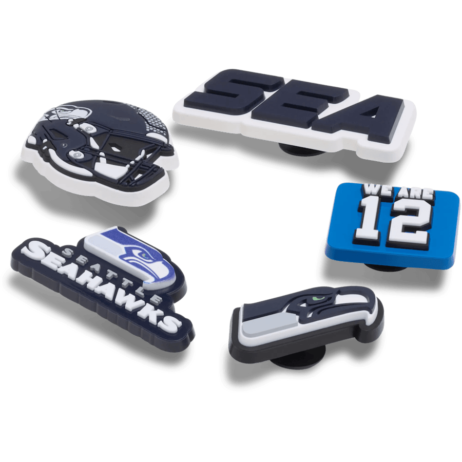 Crocs - NFL Seattle Seahawks 5 Pack Jibbitz Shoe Charm For Sale