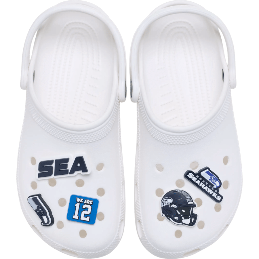 Crocs - NFL Seattle Seahawks 5 Pack Jibbitz Shoe Charm For Sale