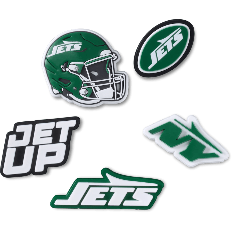 Crocs NFL New York Jets 5 Pack Jibbitz Shoe Charm On Sale