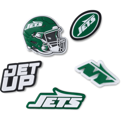 Crocs NFL New York Jets 5 Pack Jibbitz Shoe Charm On Sale