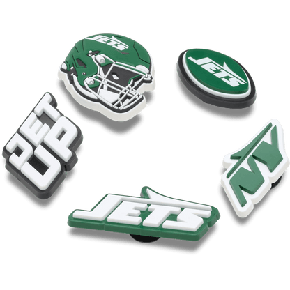 Crocs NFL New York Jets 5 Pack Jibbitz Shoe Charm On Sale