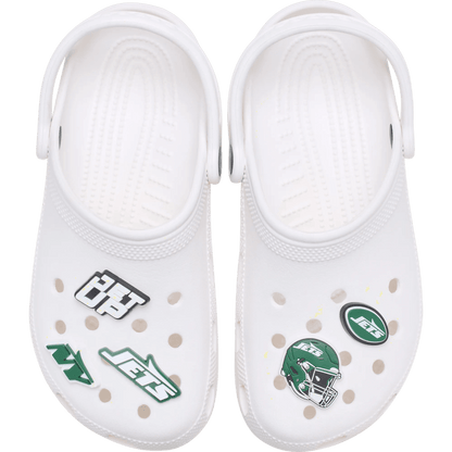 Crocs NFL New York Jets 5 Pack Jibbitz Shoe Charm On Sale