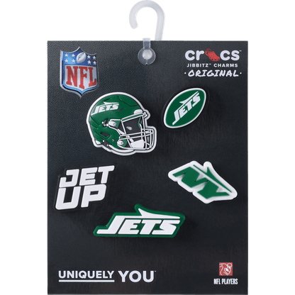 Crocs NFL New York Jets 5 Pack Jibbitz Shoe Charm On Sale