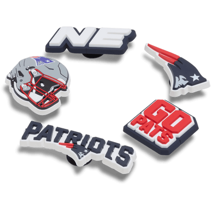 Crocs | NFL New England Patriots 5 Pack Jibbitz Shoe Charm Online
