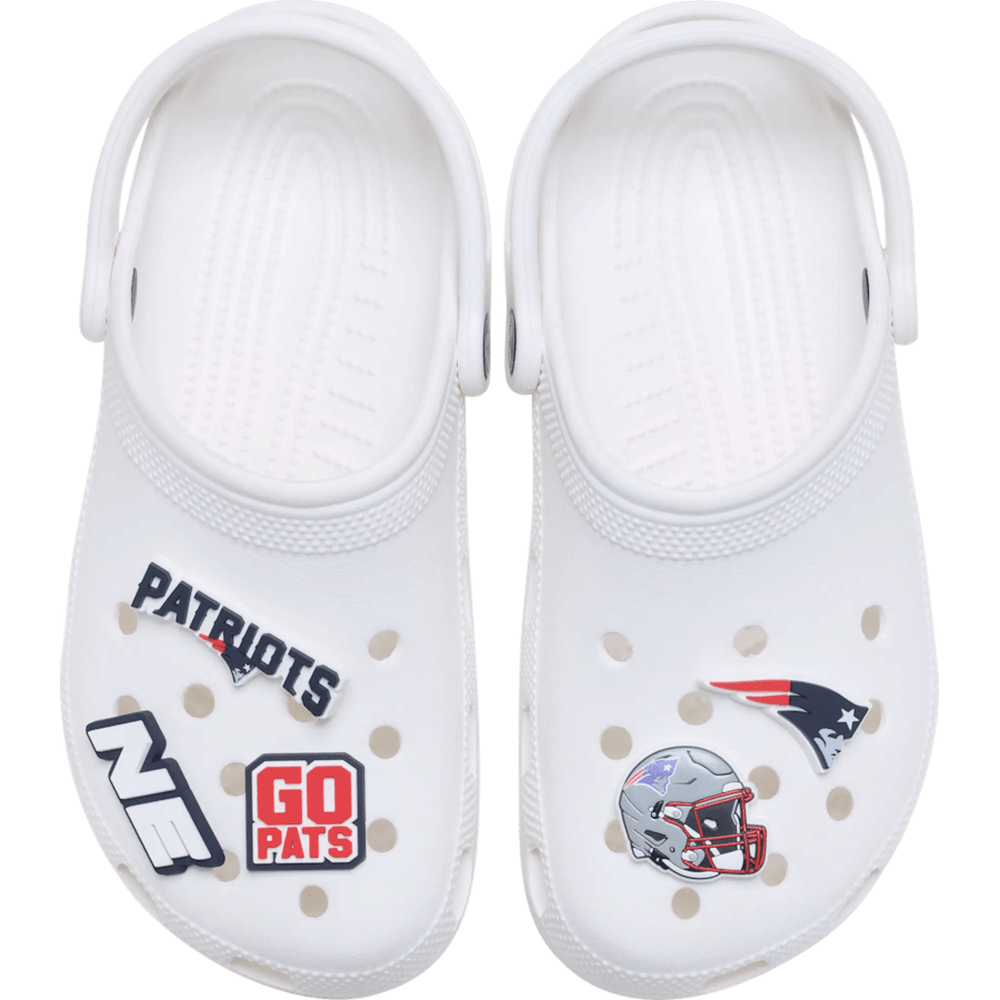 Crocs | NFL New England Patriots 5 Pack Jibbitz Shoe Charm Online