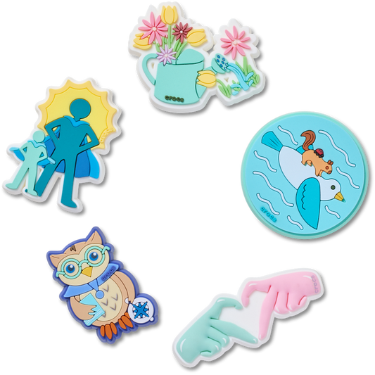 Crocs - Got Your Back 5 Pack Jibbitz™ charms For Sale