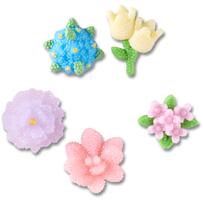 Crocs Beaded Flowers 5 Pack Jibbitz™ charms On Sale