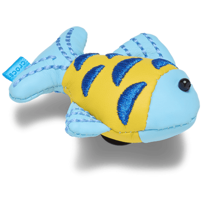 Crocs Blue and Gold Sparkle Fish Jibbitz™ charms Outlet