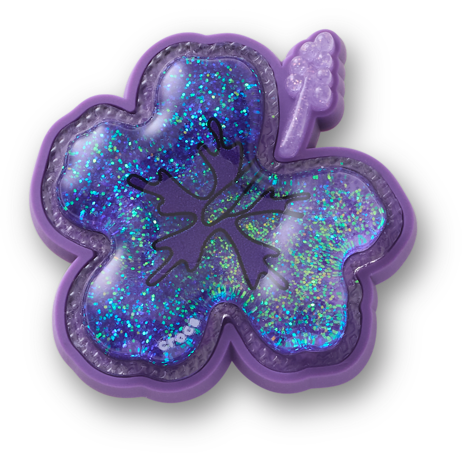 Crocs / Squish Purple Hibiscus Jibbitz™ charms Discount