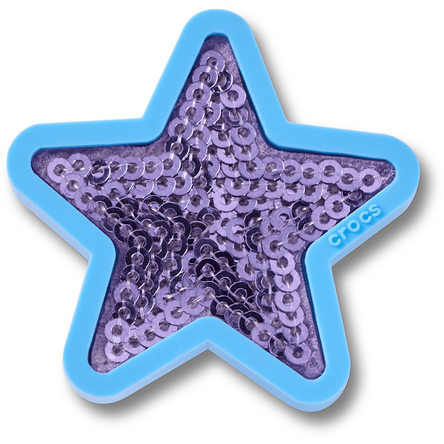 Crocs - Purple Sequin Star Jibbitz™ charms For Sale