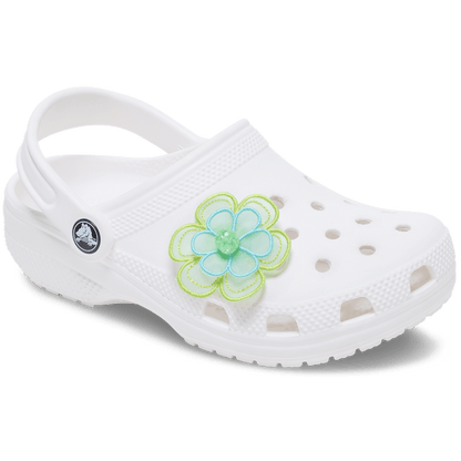 Crocs | Green Mesh Flower Jibbitz™ charms Sale