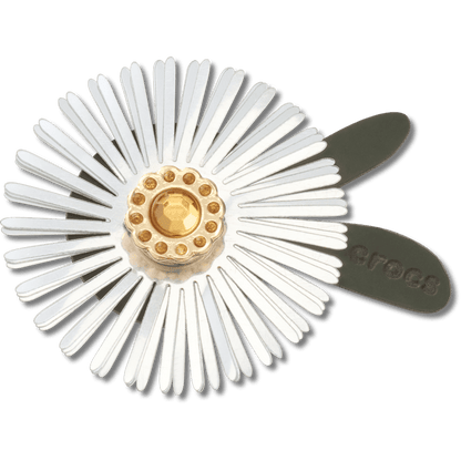 Crocs - Silver Sequin Flower Jibbitz™ charms For Sale