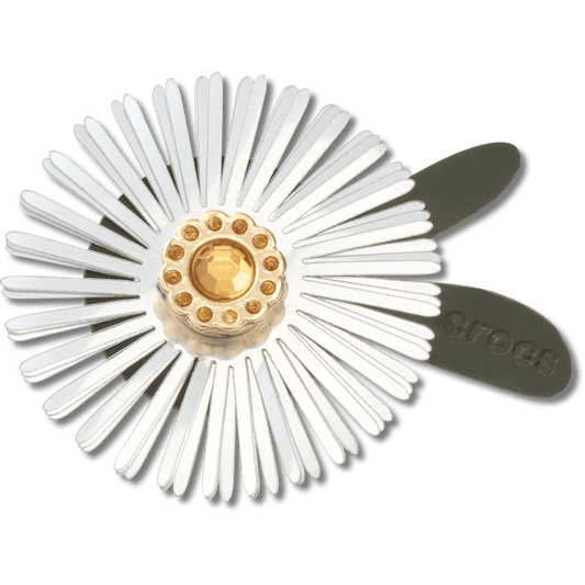 Crocs - Silver Sequin Flower Jibbitz™ charms For Sale