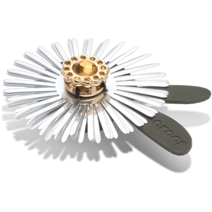 Crocs - Silver Sequin Flower Jibbitz™ charms For Sale