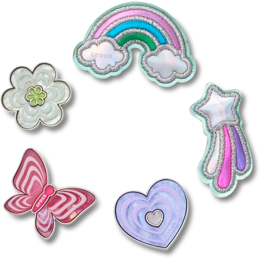 Crocs | Funky Girly Icons 5 Pack Jibbitz™ charms Online