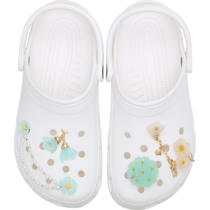 Crocs Blue Dainty Floral 5 Pack Jibbitz™ charms Sale