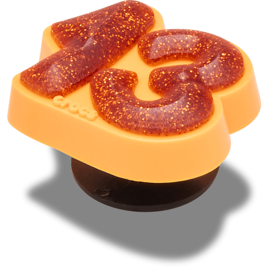 Crocs | Orange Sparkly Number 13 Jibbitz™ charms Online